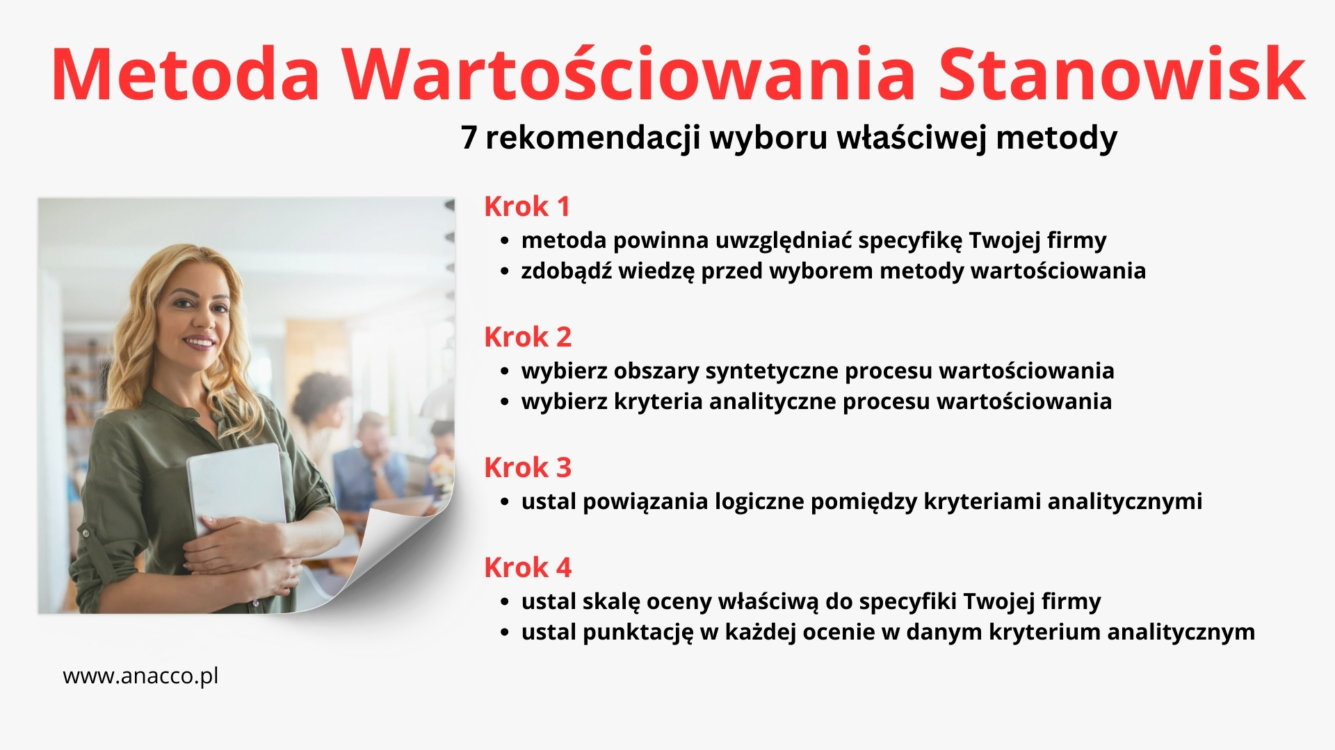 Metoda Wartościowania – 7 rekomendacji wyboru metody