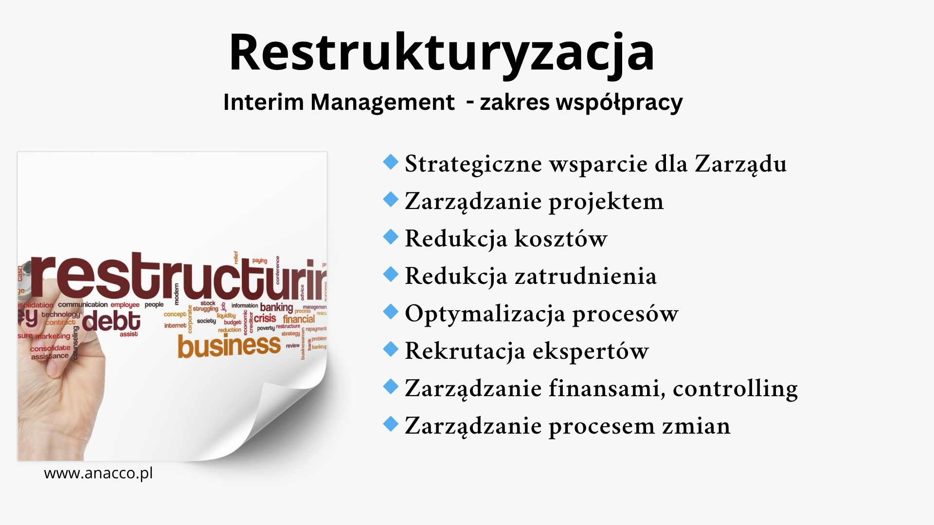 Restrukturyzacja - Interim management