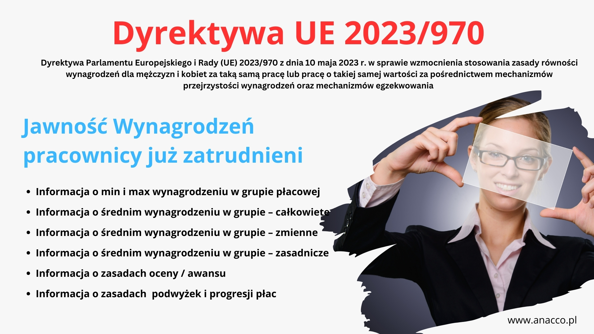 Szkolenie - Dyrektywy UE 2023970 – jawność wynagrodzeń