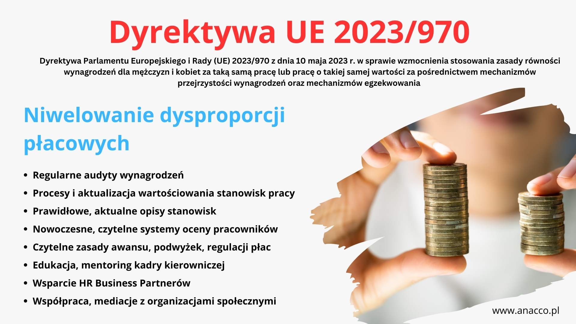 Szkolenie - Dyrektywy UE 2023970 – niwelowanie dysproporcji